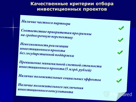 Наличие государственной поддержки