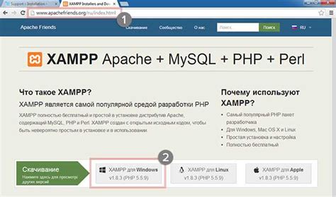 Настройка базы данных в XAMPP