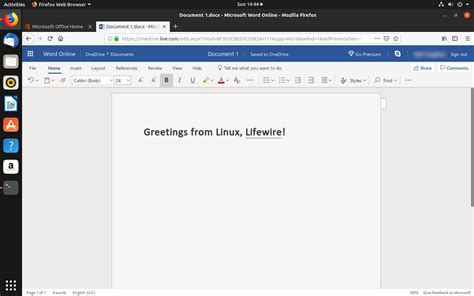 Настройка и использование Microsoft Word на Linux