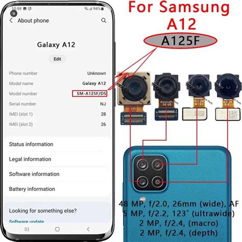 Настройка камеры Samsung A12