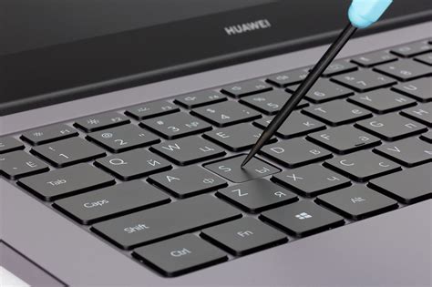 Настройка отпечатка пальца на ноутбуке Huawei MateBook 14