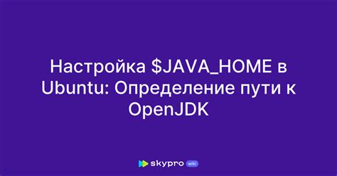 Настройка Java