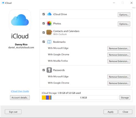 Настройка iCloud для синхронизации календарей