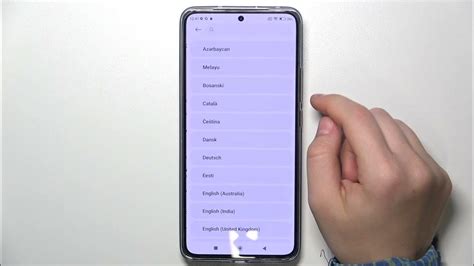 Настройки языка на телефоне