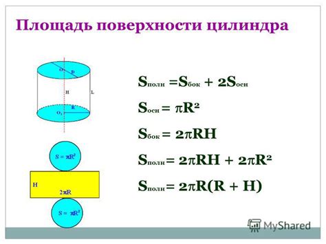 Неровность поверхности цилиндров