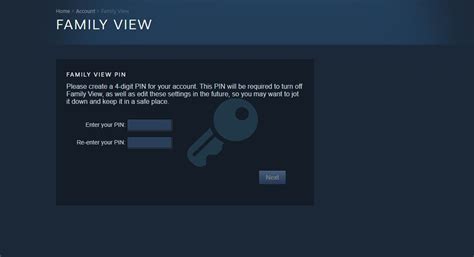 Ограничение доступа к аккаунту с помощью Steam Family View