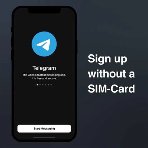 Ограничения при использовании Telegram без SIM-карты