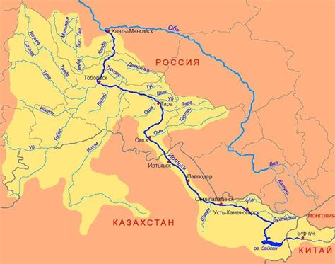 Описание особенностей и режима реки Иртыш