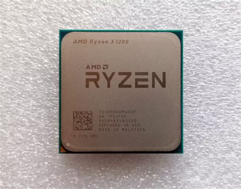 Описание процессора Ryzen 3 1200