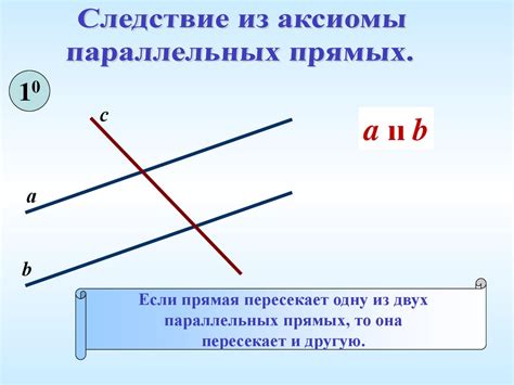 Определение параллельности