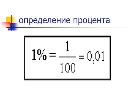 Определение процента скидки