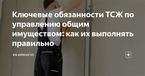 Организация контроля за распоряжением общим имуществом ТСЖ