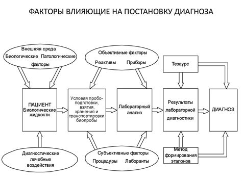 Основные факторы, влияющие на постановку диагноза