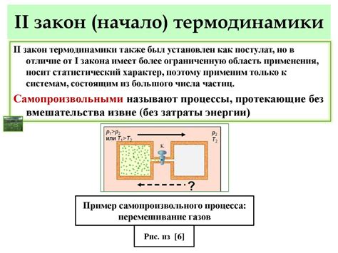 Открытие второго закона термодинамики