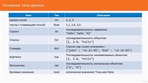 Переменные и типы данных в Python: важные концепции