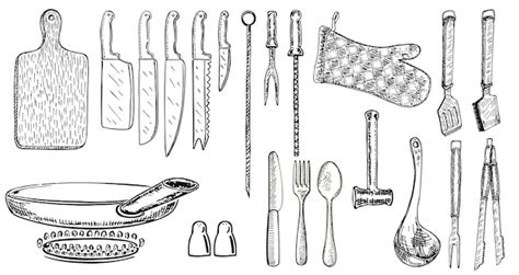 Подготовка и использование кухонных инструментов