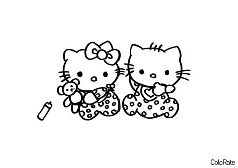 Подготовка к рисованию Hello Kitty