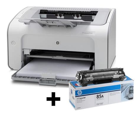 Подготовка принтера HP LaserJet P1102