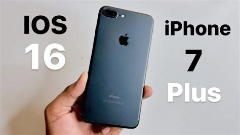 Подготовка iPhone 7 Plus к установке iOS 16