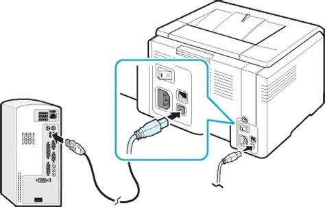 Подключение МФУ к компьютеру через USB