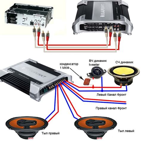 Подключение усилителя к магнитоле Pioneer