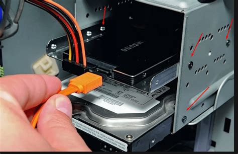 Подключение SSD диска SATA к материнской плате