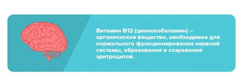 Польза внутривенной терапии витамином В12