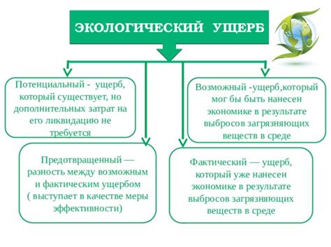 Потенциальный ущерб и его последствия