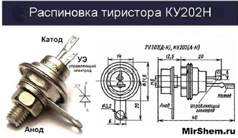 Пошаговая инструкция по проверке и подключению тиристора КУ202Н