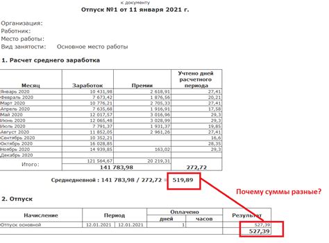 Правила учета премии при расчете отпускных