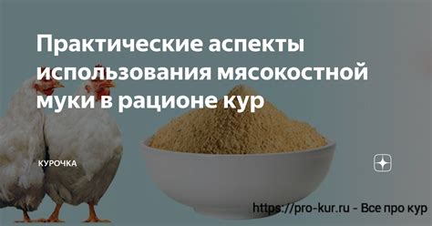 Преимущества и недостатки мясокостной муки в рационе кур