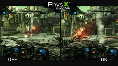 Преимущества технологии Nvidia PhysX