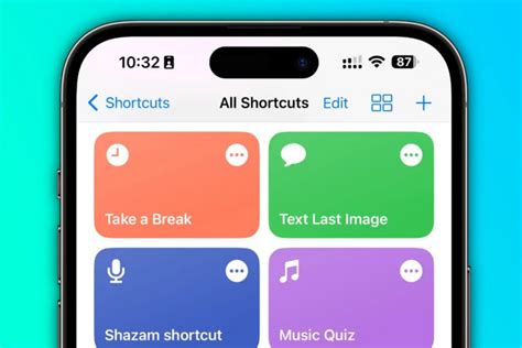 Приложения и функциональность Siri Shortcuts на iPhone 13