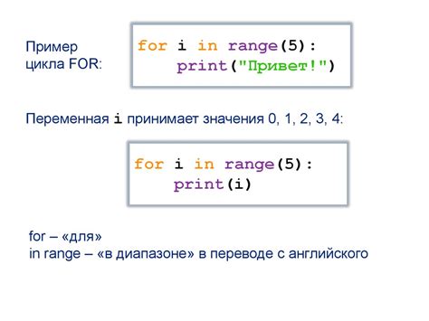 Пример 2: Использование цикла