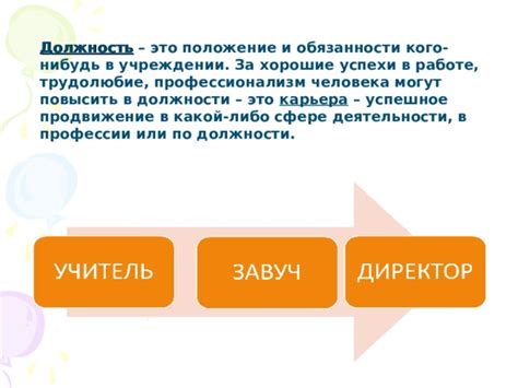 Профессионализм и обязанности