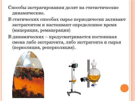 Процесс экстрагирования йода