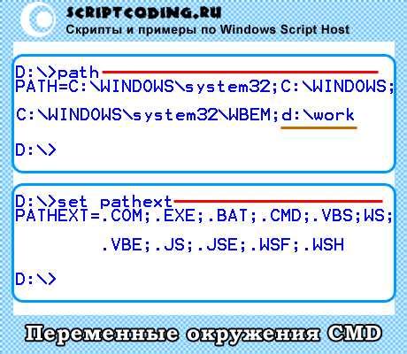 Пятый шаг: добавление пути к командной строке в переменные среды