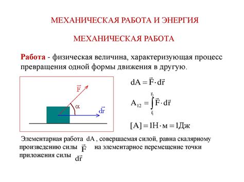 Работа и энергия как показатели силы