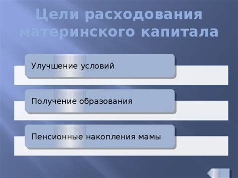 Раздел 4: Возможные последствия долевого расходования материнского капитала