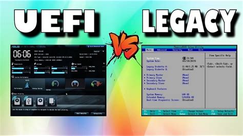 Различия в установке Linux в UEFI и Legacy режиме