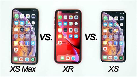 Различия между моделями iPhone XS и XR: