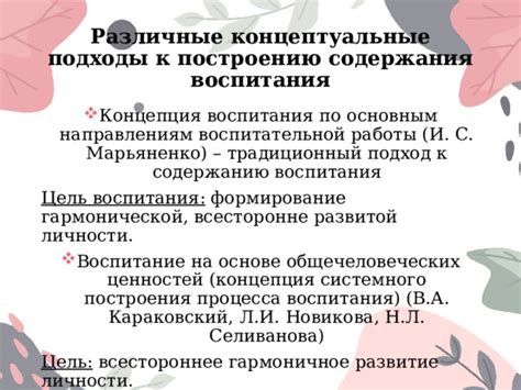 Различные подходы к определению общечеловеческих ценностей