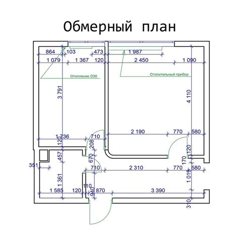 Размеры и покрытие помещения