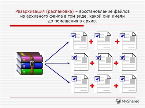 Распаковка серверных файлов