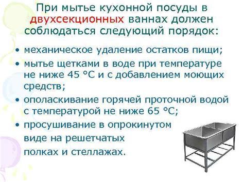 Риск контаминирования посуды и продуктов питания