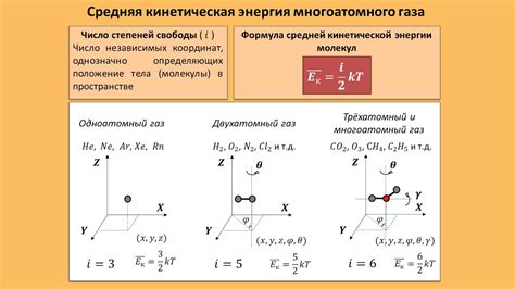 Роль степеней свободы в кинетической теории