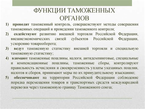 Роль таможни в государственном контроле: функции и задачи