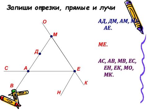 Свойства отрезка и луча