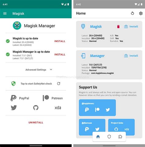 Скачивание и установка Magisk Manager