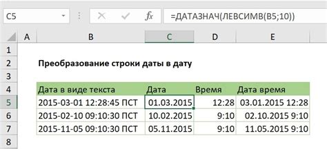 Советы по функциональности Excel для изменения даты